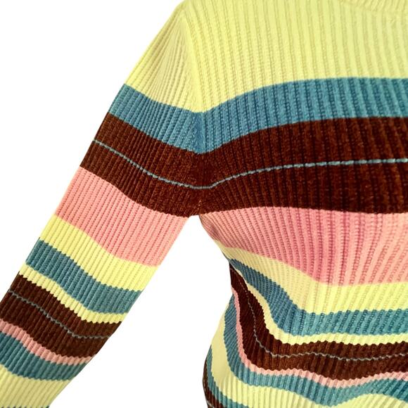 NWT Vero Moda Striped Soft Sweater – Size L - Picture 3 of 5